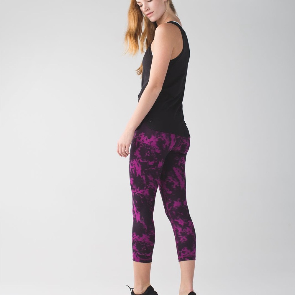 Lululemon Wunder Under Crop II *Full-On Luon (Roll Down)